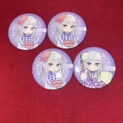 ナムコ　リゼロ　エミリア　缶バッジ 4個セットのサムネイル