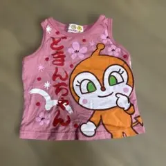 どきんちゃん タンクトップ ピンク 80