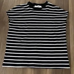 AMERICAN HOLIC　白黒ボーダー　フレンチスリーブ　Tシャツ　Mサイズ