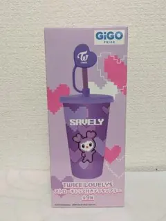 TWICE LOVELYS ストロー付きプラタンブラー ツウィ GIGO限定 - メルカリ