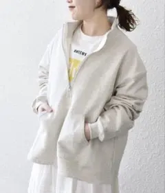 SHIPS any: COTTON USA ハーフジップ ドロスト プルオーバーのサムネイル