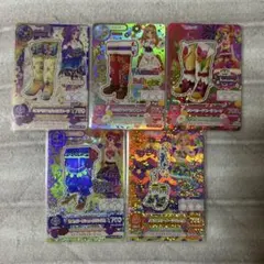 アイカツカード　プレミアムカード　シューズ　5点セット