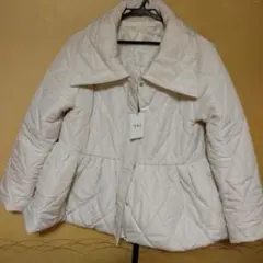 キルティングペプラムジャケット