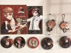 ツイステ エース アルカナカード ラバーストラップ 缶バッジ カプ缶 色紙