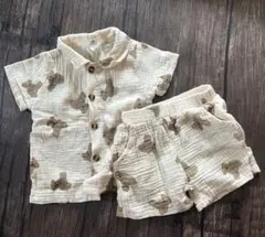 SHEIN ベビー服 セットアップ 12-18M くま柄のサムネイル