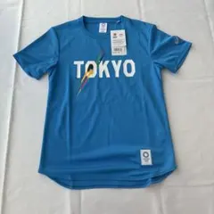 【新品未使用】asics東京2020オリンピックエンブレムTシャツ ブルーS