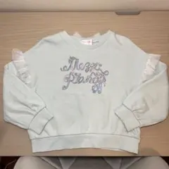 【お値下げ】メゾピアノ リボンロゴ　トレーナー 110cm