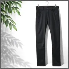EDWIN ブラックスラックス S ストレッチ 黒パンツのサムネイル
