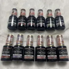 品薄・新作 12本 全色 クリア、マグネット カラー ジェルネイル seria