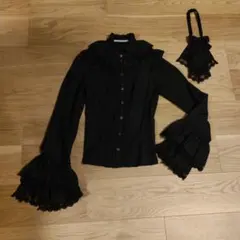 victorian  maiden 黒ブラウス　未使用 クラシカルドールブラウス - Victorian maiden - クラシカルロリィタ