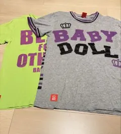 BABYDOLL 半袖Tシャツ 2点セット　まとめ売り　ベビードールのサムネイル