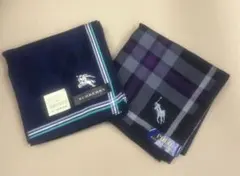 【値下げ】バーバリー・ラルフローレンハンカチ2枚