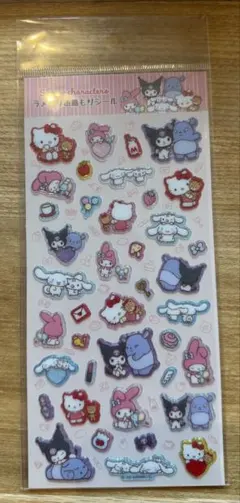 ［未使用］サンリオ　ラメ入り樹脂もりシール