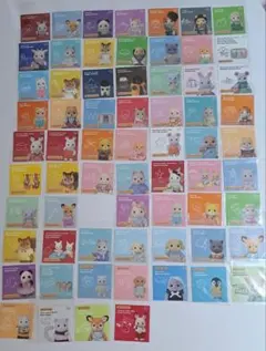 シルバニアファミリー　シール　ステッカー66種類　非売品　特典　美品