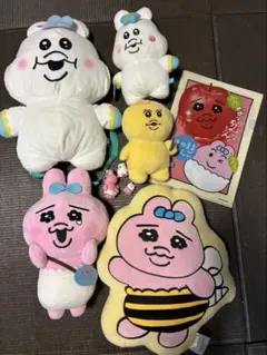おぱんちゅうさぎ ぬいぐるみ マスコット セットのサムネイル