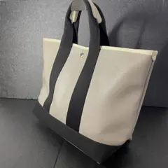 TOPKAPI グレー/ブラック トートバッグ 大容量A4 ※B