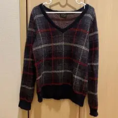 JOURNAL CO. チェック柄 Vネックセーターのサムネイル