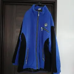 青と黒のフリースジャケットXL