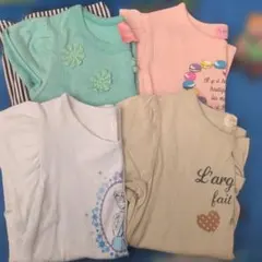 夏物Tシャツ　110cm4点セット