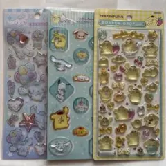サンリオキャラクターズ ❤︎ ラインストーン & すりガラス風 & ボンドロシール