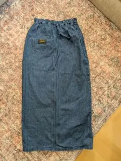 デニムロングスカート　ストレート