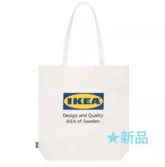 【新品】IKEA　イケア　トートバッグ白のサムネイル