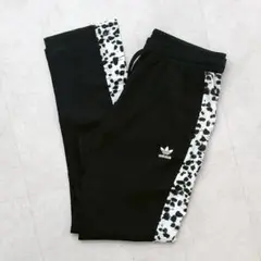 h**様 【adidas】 アディダス 総柄ラインパンツ トラックパンツ XL