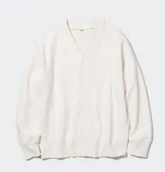 UNIQLO ユニクロ　スウェットカーディガン　XL 美品　オフホワイト