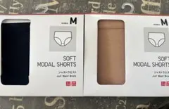◉UNIQLO ソフトモーダルショーツ Mサイズ 2色セット