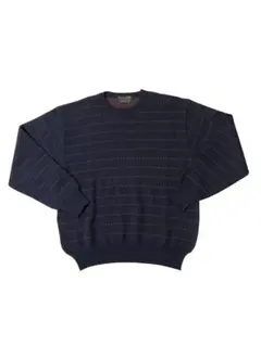 90s Brooks Brothers メリノウール ニット L ネイビー