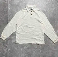 【最高級 英国製 Burberrys オーバーサイズポロシャツ　刺繍 長袖】