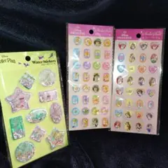 【送料込】Seria/ディズニープリンセス ストーンシール＆ウォーターシール