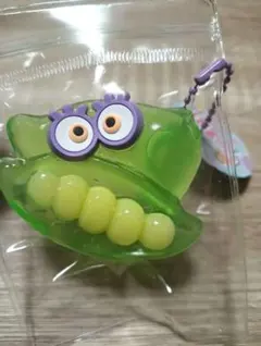 クリア　緑色キャラクター　スクイーズ