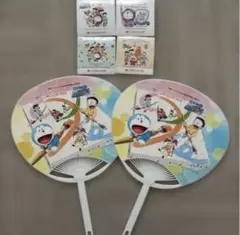 ドラえもん 映画　絵世界物語　限定　うちわ シール　セット　非売品