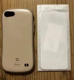 iFace ベージュ スマホケース