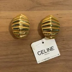 【 未使用 タグ付き 】CELINE セリーヌ ヴィンテージ ゴールドイヤリングのサムネイル