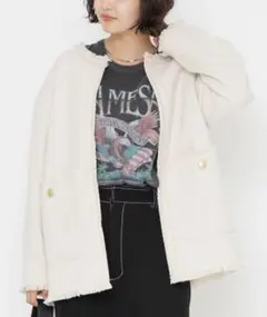 LAVEANGE ラビアンジェ　ツイードジャケット M