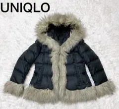 00's old uniqlo archiveファーダウン　y2k opium