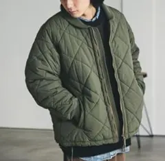 BAYFLOW キルティングブルゾン MA-1 ジャケット