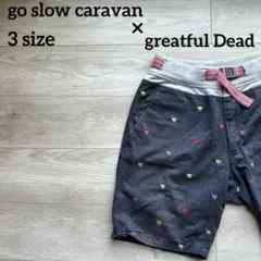 go slow caravan greatful dead ハーフパンツ Lのサムネイル