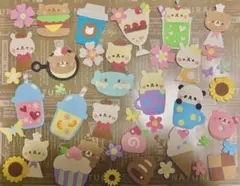 658 ペーパークラフト アルバム クラフトパンチ 花 動物 メッセージ