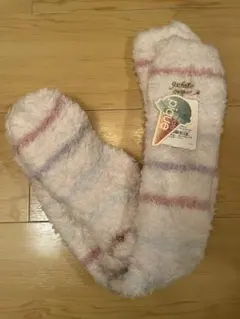 ジェラートピケ　もこもこルームソックス