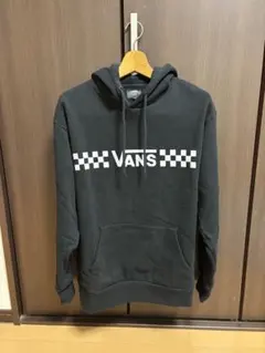 VANS ブラック フード付きパーカー Lサイズ