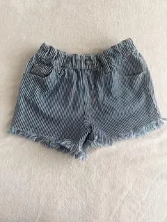 BREEZE ストライプ フリンジショートパンツ 120