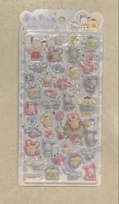 サンリオ うるちゅるポップシール　シナモロール&ポチャッコ&ポムポムプリン