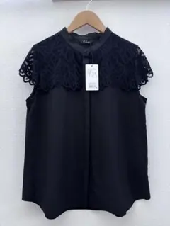 アーバンリサーチロッソ ☆ ウォッシャブルヨークレースブラウス