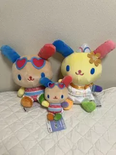 【連休価格】ウサハナ ぬいぐるみ マスコット 3点セット