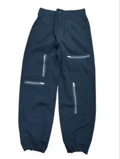 GU ジーユー アンダーカバー ジップポケットパンツ ブラック