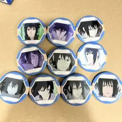 NARUTO ナルト 顔コレ缶バッジ うちはサスケ 10種 10個セット - メルカリ