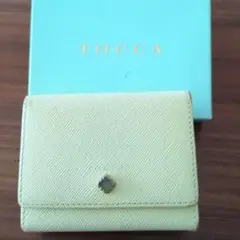 TOCCA 三つ折り財布 ライトグリーン 箱付き